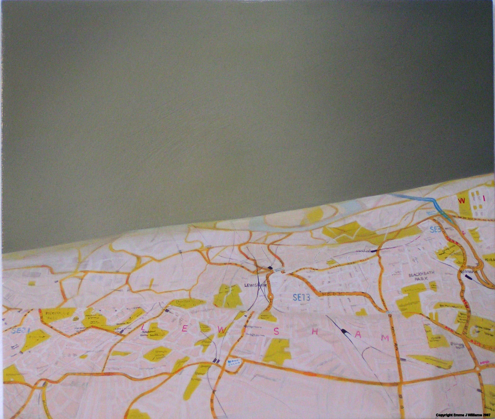 Emma J Williams 'Loampit Vale' 2003 oil on board