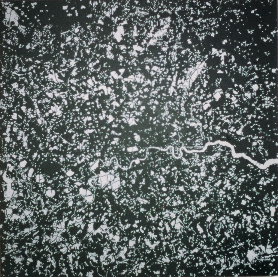 Emma J Williams 'Urban Constellation' 1999 oil on gesso