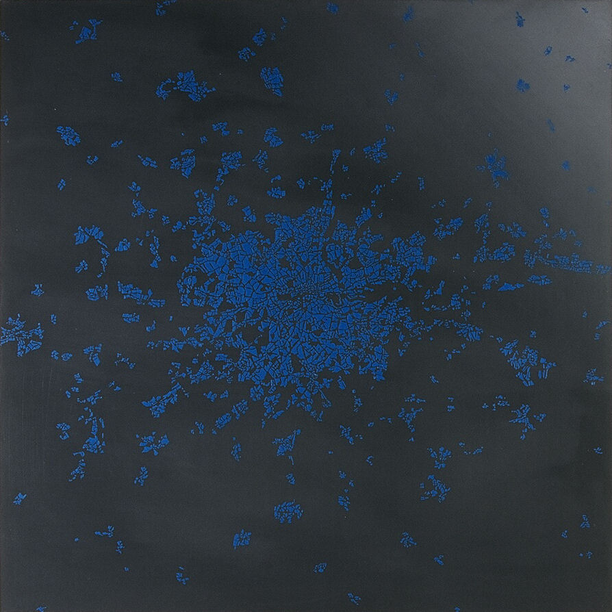 Emma J Williams 'Urban Constellation' 1999 oil on gesso